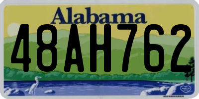 AL license plate 48AH762