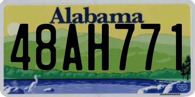 AL license plate 48AH771