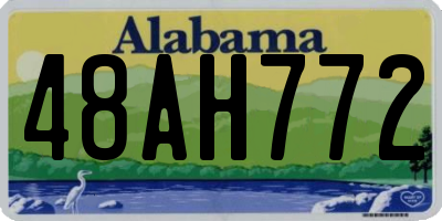 AL license plate 48AH772