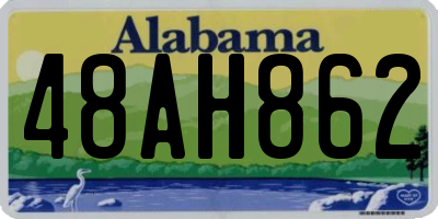 AL license plate 48AH862