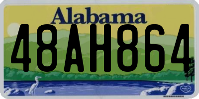 AL license plate 48AH864
