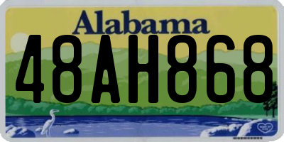 AL license plate 48AH868