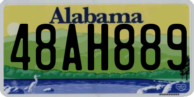AL license plate 48AH889