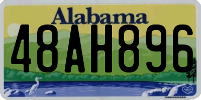 AL license plate 48AH896