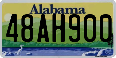 AL license plate 48AH900