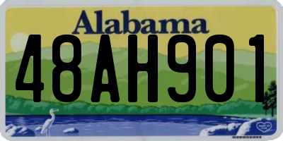 AL license plate 48AH901