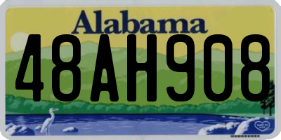 AL license plate 48AH908