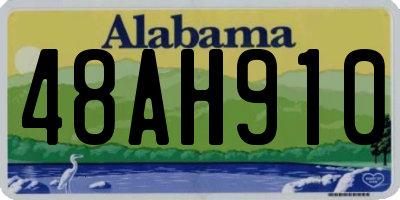 AL license plate 48AH910