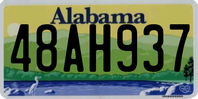 AL license plate 48AH937