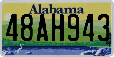 AL license plate 48AH943