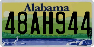 AL license plate 48AH944