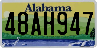 AL license plate 48AH947