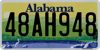 AL license plate 48AH948