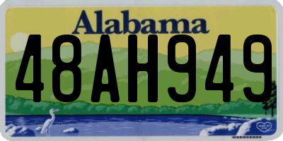 AL license plate 48AH949