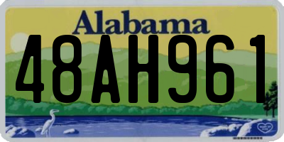 AL license plate 48AH961