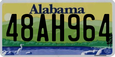 AL license plate 48AH964