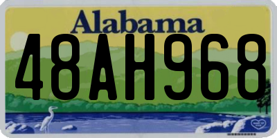 AL license plate 48AH968