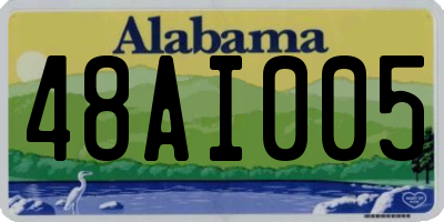 AL license plate 48AI005