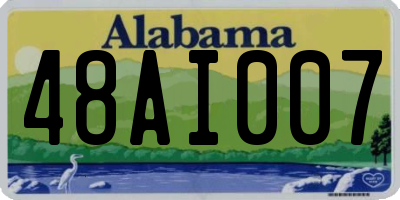 AL license plate 48AI007