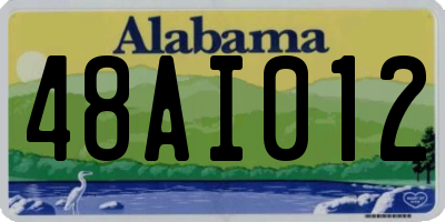 AL license plate 48AI012