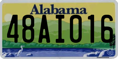 AL license plate 48AI016