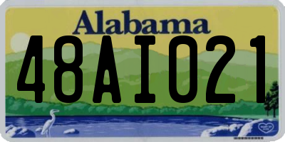 AL license plate 48AI021