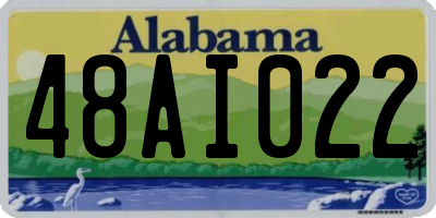 AL license plate 48AI022