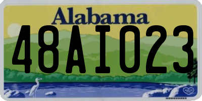 AL license plate 48AI023