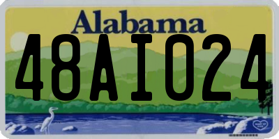 AL license plate 48AI024
