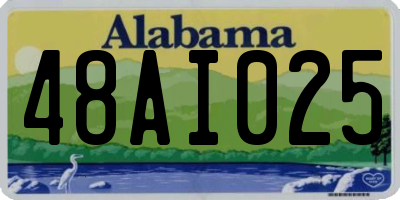 AL license plate 48AI025