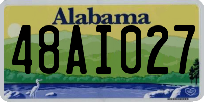 AL license plate 48AI027