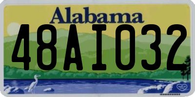 AL license plate 48AI032