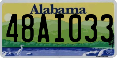 AL license plate 48AI033