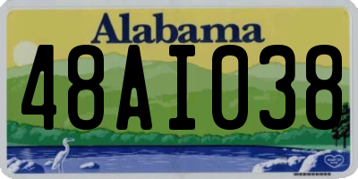 AL license plate 48AI038