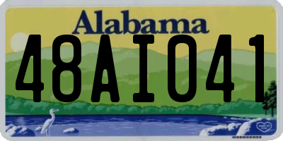 AL license plate 48AI041
