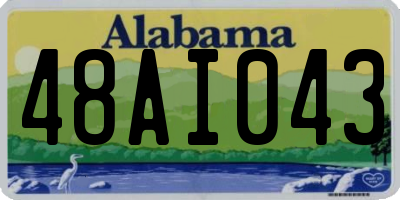 AL license plate 48AI043