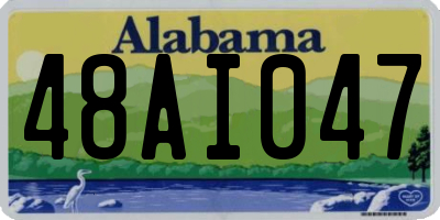 AL license plate 48AI047