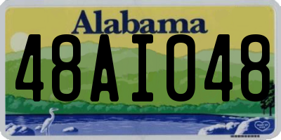 AL license plate 48AI048