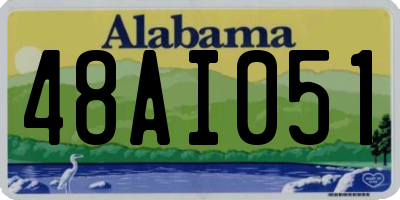 AL license plate 48AI051
