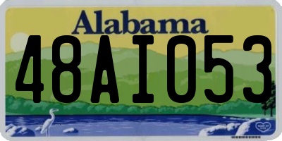 AL license plate 48AI053