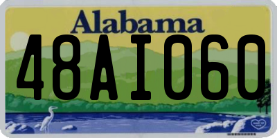 AL license plate 48AI060