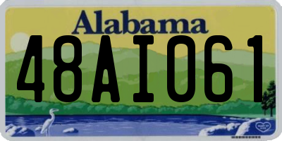 AL license plate 48AI061