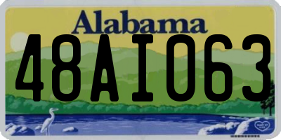 AL license plate 48AI063
