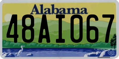 AL license plate 48AI067