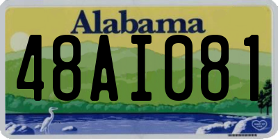 AL license plate 48AI081