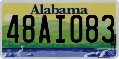 AL license plate 48AI083