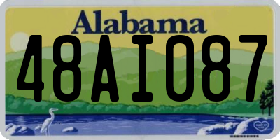 AL license plate 48AI087