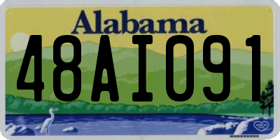 AL license plate 48AI091
