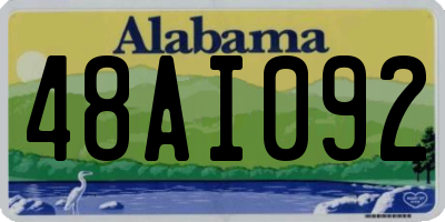 AL license plate 48AI092
