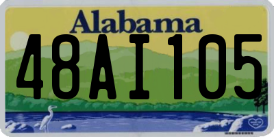 AL license plate 48AI105